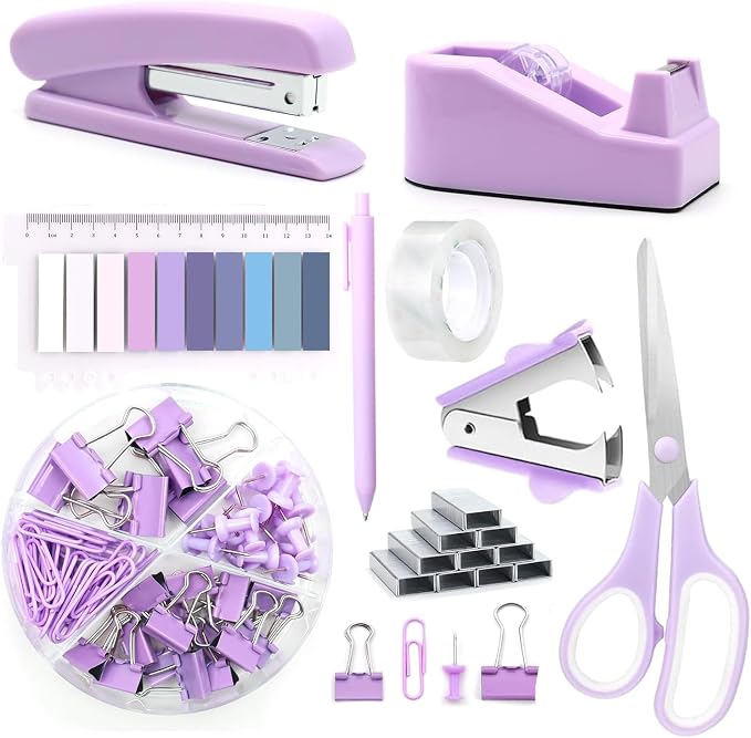 Office Supplies, Stapler and Tape Dispenser Set by musejoy