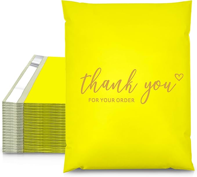 JinRuiKJ Thank You Poly Mailer 10x13 Inch 25 PCS, Shipping Bags by JinRuiKJ