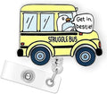 Funny Struggle Bus Badge Reel Retractable, Silly Goose Badge Reel by Bydevia