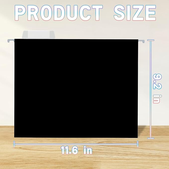 25 Packs Hanging File Folders, Designed - Image 2