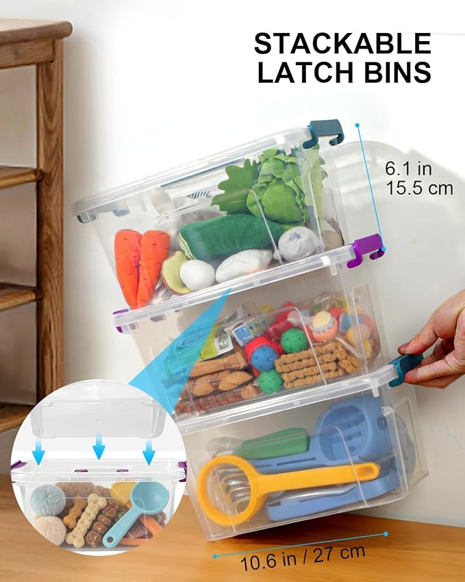 NUMIFUN Plastic Storage Bins - Image 5