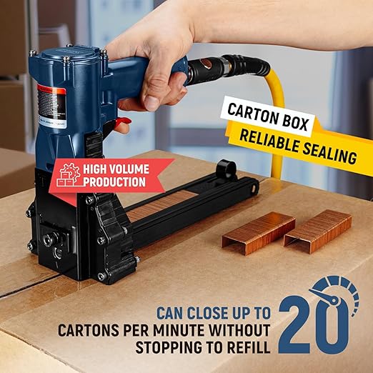 IDL Packaging ADCSY-19-32 Heavy-Duty Pneumatic Staple Gun - Image 3