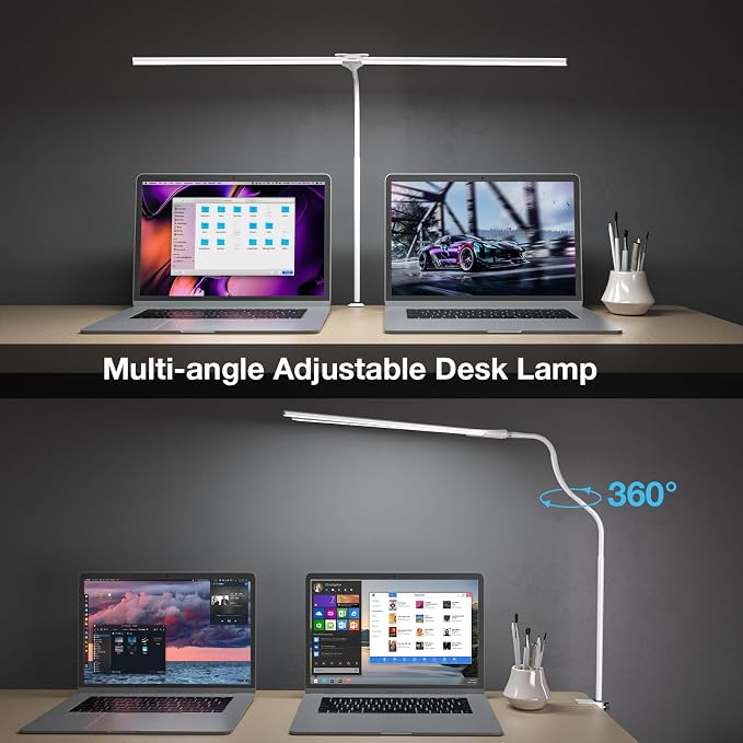 Hensam 31.5in Desk Lamps for Home Office, LED Desk Light - Image 4