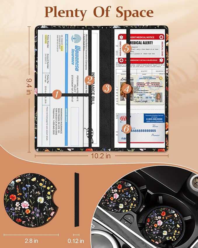 Slohif Car Registration and Insurance Holder - Image 2