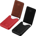 Outus 2 Pieces Business Card Holder, PU Leather Business Card Case Pocket Wallet by Outus