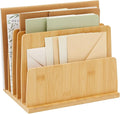 Bamboo Wooden Mail Holder, File Sorter by PaperJunkie