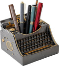 Retro Typewriter Pen Holder Desk Organizers by Amoysanli