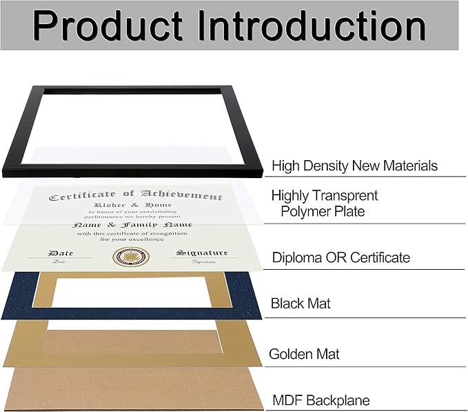 ELSKER&HOME 8.5x11 Certificate Frame - Image 2
