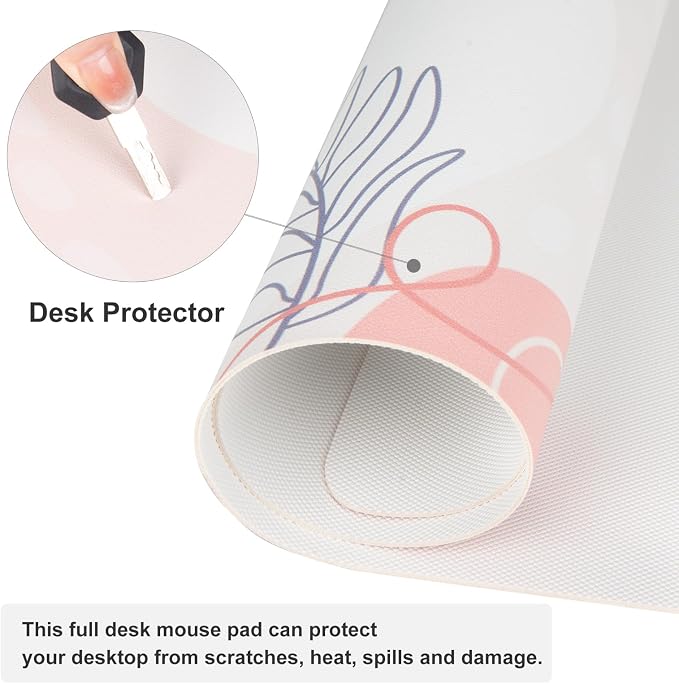 QiyI Large Mouse Pad, Cute Desk Mat - Image 5