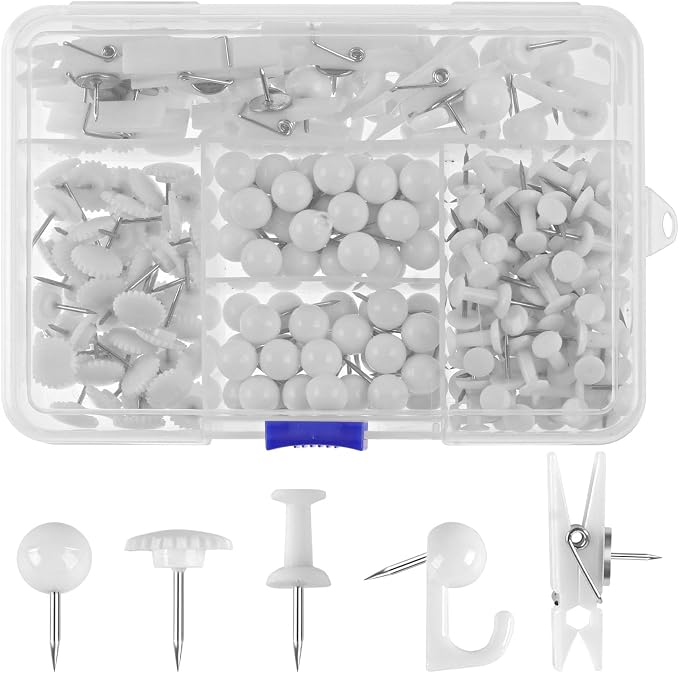 Utron 235 Pcs Push Pins Set, Thumb Tacks, Push Pins by Utron