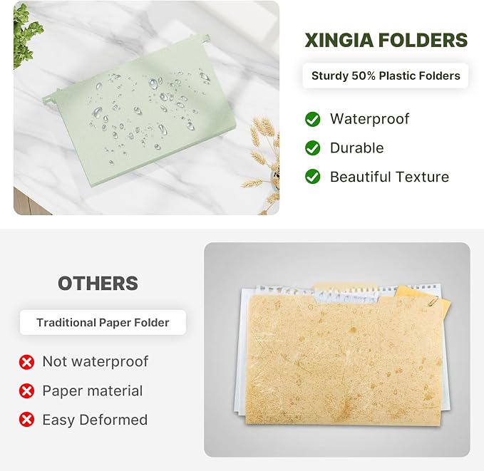 XINGIA Legal Size File Folders Hanging - Image 6