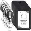 5 Pack Badge Holder Retractable Clip Heavy Duty Reels by BESARME