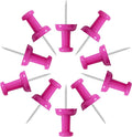 VAPKER Push Pins Tacks 120Pcs Solid Hot Pink Thumb Tacks Larger Size Pin Map by VAPKER