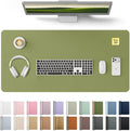 YSAGi Leather Desk Protector, Office Mat, Large Mouse Pad, Non-Slip PU Leather by YSAGi