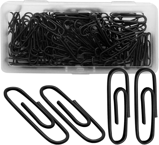 Luomorgo 120 Pcs Black Paper Clips - Image 5