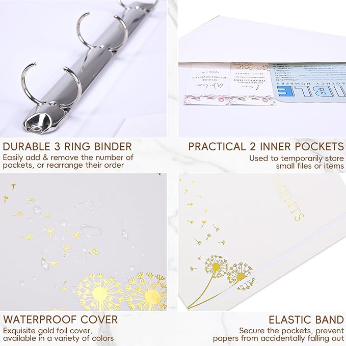 XKDOUS Important Document Organizer, Folio Folders - Image 4