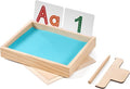 Montessori Sand Tray for Kids, Writing Play Sand Tray by MORITECK