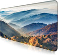 Large Mountain View Patterned Mouse Pad, Anti Slip Gaming Keyboard Desk Pad | by LQFIWSS
