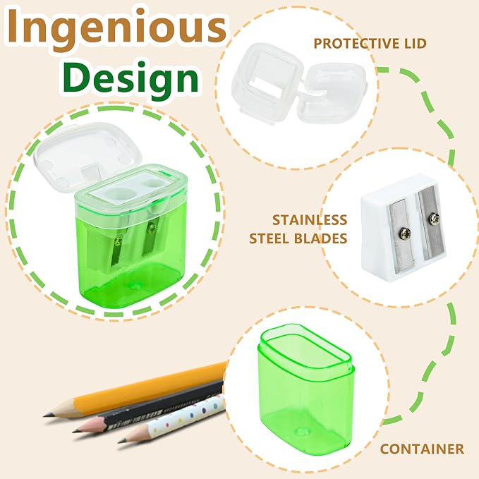 24Pcs Pencil Sharpener Manual - Image 4