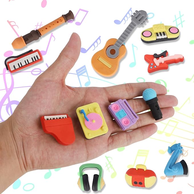Cllayees 24 Pcs Erasers for Kids, Mini Pencil Eraser Bulk Classroom Prizes - Image 2