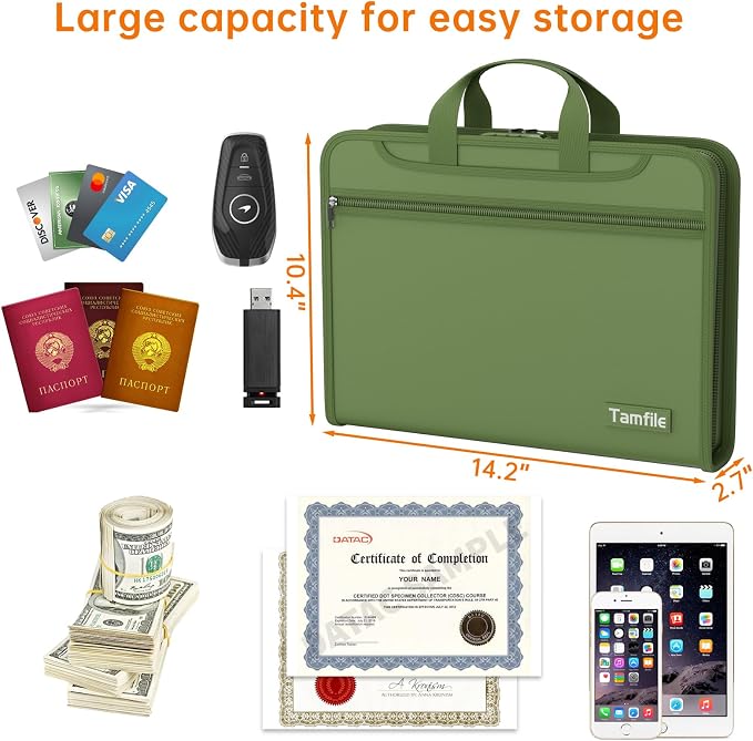 Fireproof Accordion File Organizer - Image 5