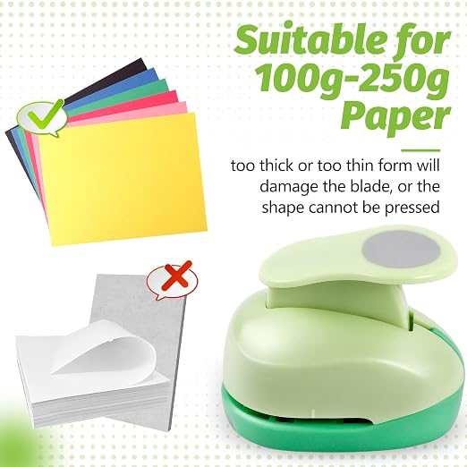 UCEC Circle Punch, 2+1.5+1 Inch Paper Punch, Round Hole Punch, Circle Cutter - Image 5