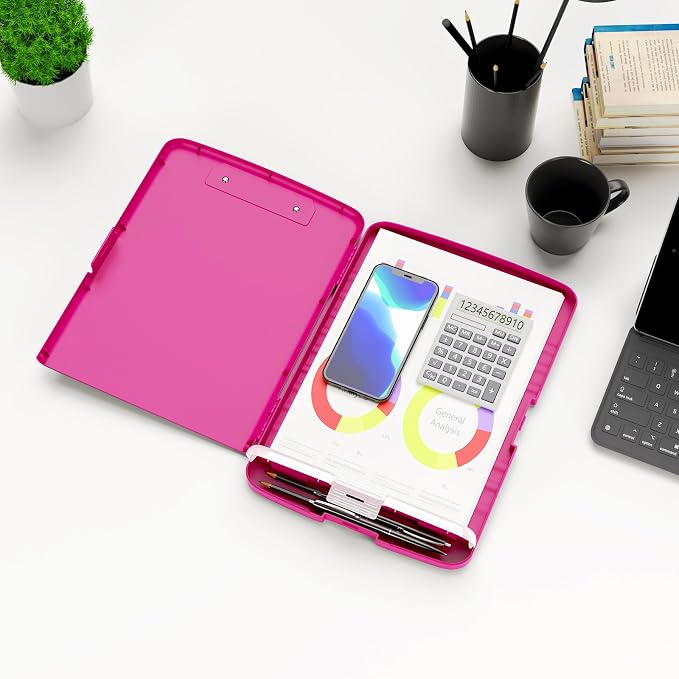 Hongri Clipboard with Storage with Pen Holder, Folder Nursing Clip Board 8.5 x - Image 6