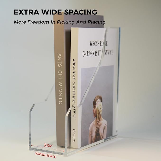 Acrylic Magazine File Holders, Classroom Organization and Storage, Desktop File - Image 6