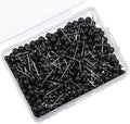 500 Pack Map Push Pins Bulk 1/8 Inch Black Map Tacks Traveling Bulletin Board by Willbond+Technology+Limited