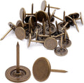 Piutouyar 17mm / 0.67 Inch Flat Head Thumb Tacks, Bronze Vintage Style by Piutouyar