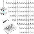 E BAVITE Magnetic Push Pins, 80 Sets Magnet Thumbtack by EBAVITE