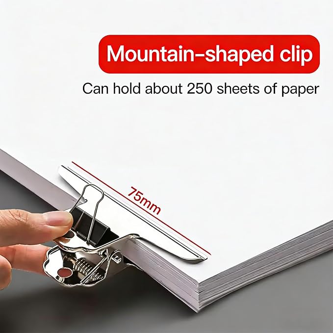 Large Bull Paper Clips, 2.95 Inch - Image 2