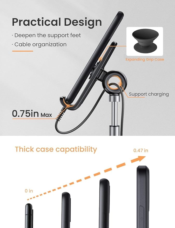 LISEN Cell Phone Stand Adjustable Phone Holer - Image 2