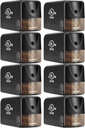 AFMAT 8 Pack Electric Pencil Sharpeners, Heavy Duty Pencil Sharpener by AFMAT