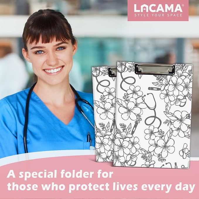 Lacama Nurse Clipboard Gifts for Women, Nurses Appreciation Gifts, Nurses Week - Image 2