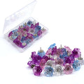 Cute Rose Push Pins 30 Pcs Flower Decorative Push Pins by Keepsweat