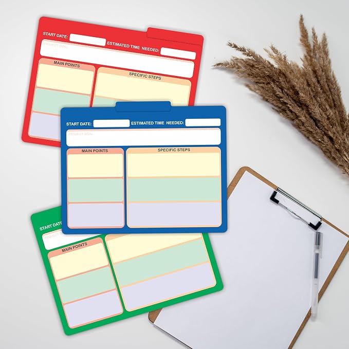 PARTH IMPEX 60 Pack Project File Folders, 1/3 Cut Tab - Image 8