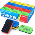OWLKELA 60Pcs Dry Erase Erasers, Magnetic Whiteboard Eraser by OWLKELA