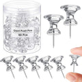 Outus 60 Pcs Giant Push Pins Jumbo Tacks 1/1.8inch Plastic Head by Outus