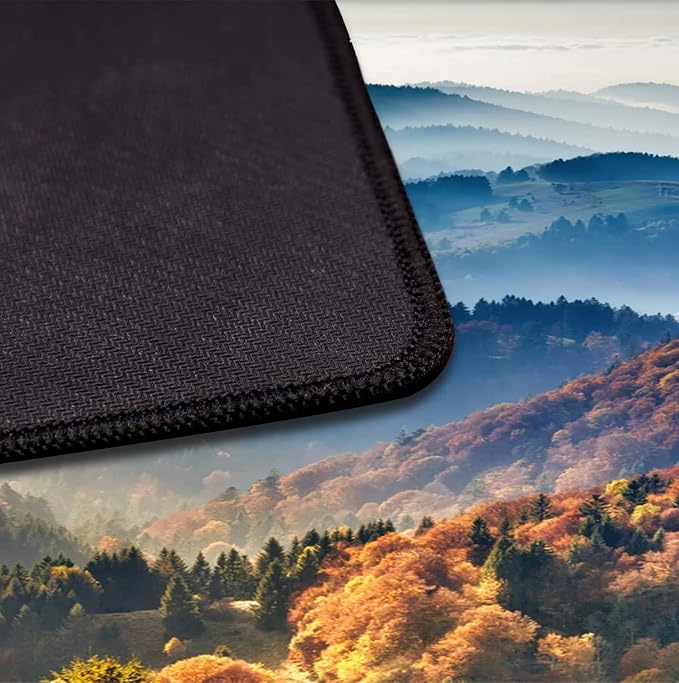 Large Mountain View Patterned Mouse Pad, Anti Slip Gaming Keyboard Desk Pad | - Image 4