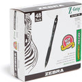Zebra Pen Z-Grip Retractable Ballpoint Pen, Smooth-Flowing Black Ink, 1.0mm by ZebraPen