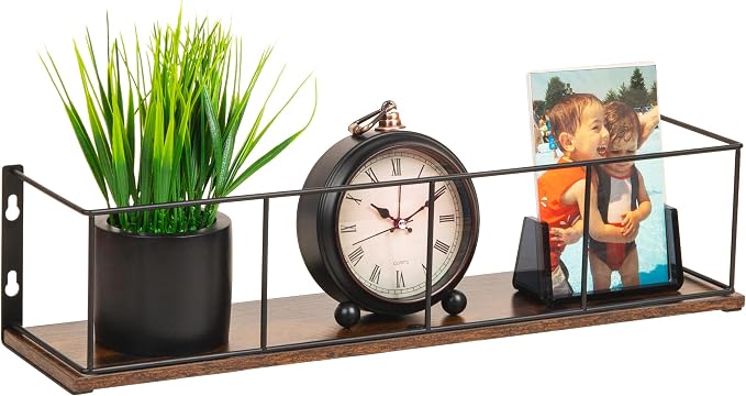 Mind Reader Desktop Shelf for Office Organization and Display, Mounting by MindReader