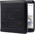 CANOPUS Car Registration and Insurance Holder, Magnetic Closure, Embossed Card by CANOPUS