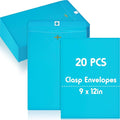 Geyee 20 Pcs 9 x 12 Inch Clasp Envelopes Letter Size Mailing Envelopes by Geyee