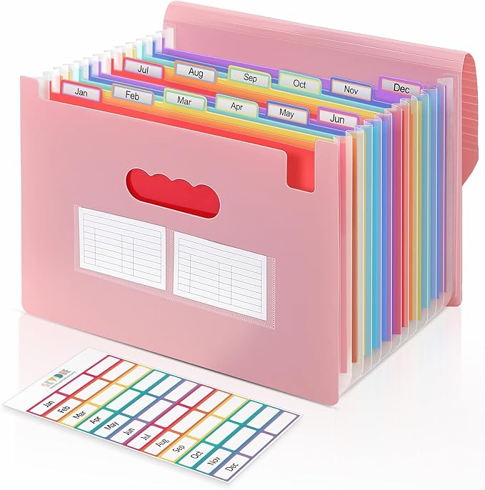 SKYDUE Accordion File Organizer, Expanding File Folder by SKYDUE