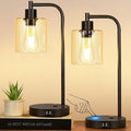 Set of 2 Industrial Touch Control Table Lamps by Nintiue
