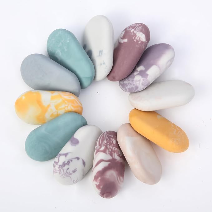 Mr. Pen- Marble Pencil Erasers, 12 Pack, Art Sketching, Clean Smudge-Free - Image 8