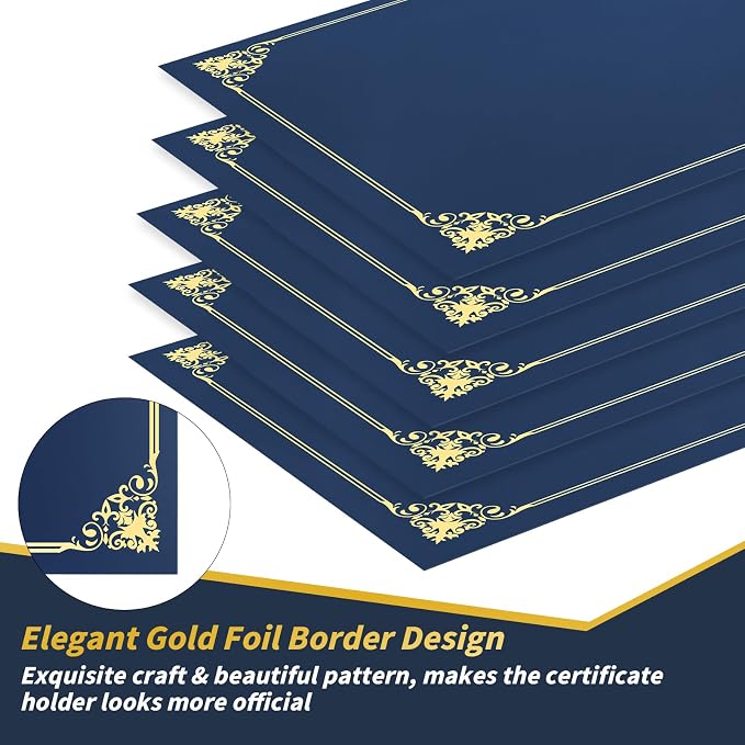 150 Pcs Certificate Holders Bulk, Document Covers - Image 3