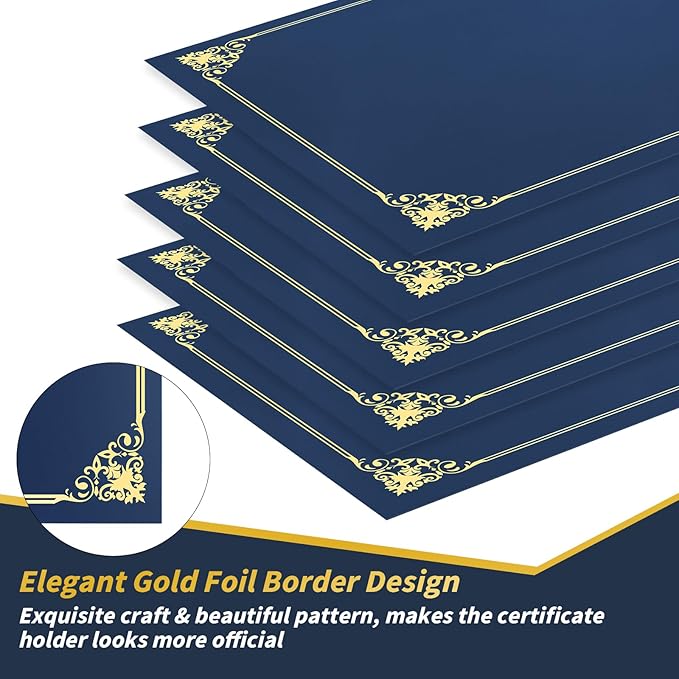200 Pcs Certificate Holders Bulk, Document Covers - Image 3