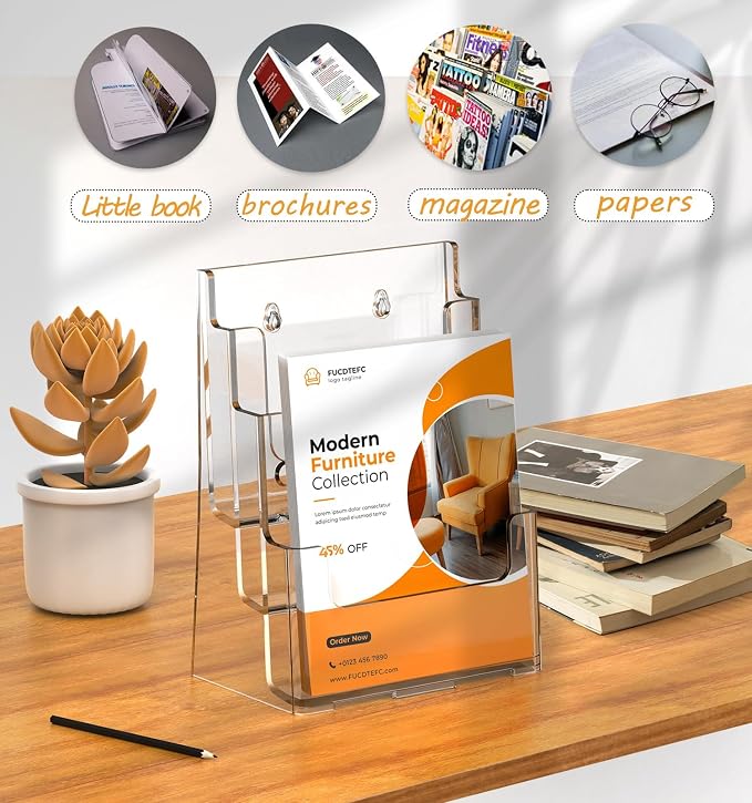 FUCDTEFC Acrylic Brochure Holder 8.5x11 - Image 6